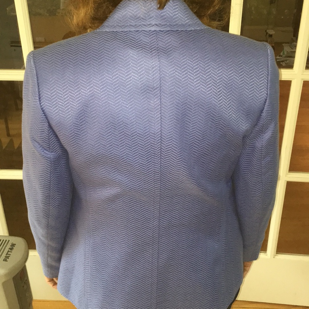 💙 Talbots Silk & Cotton Blazer 💙 - Picture 3 of 5
